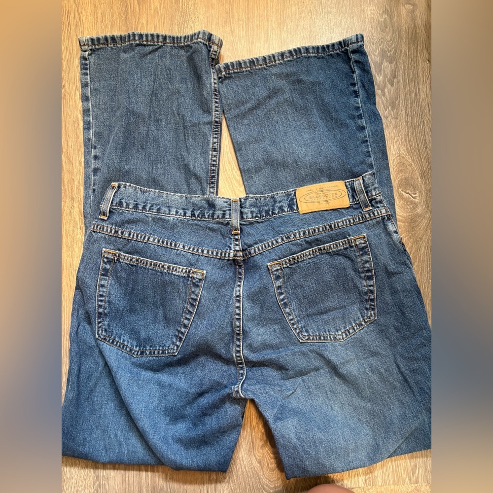 Y2K Bluenotes Blue Denim Flare Jeans size 34